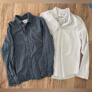 Good Fellow Bundle (2) Men’s Button Down Shirts (used)